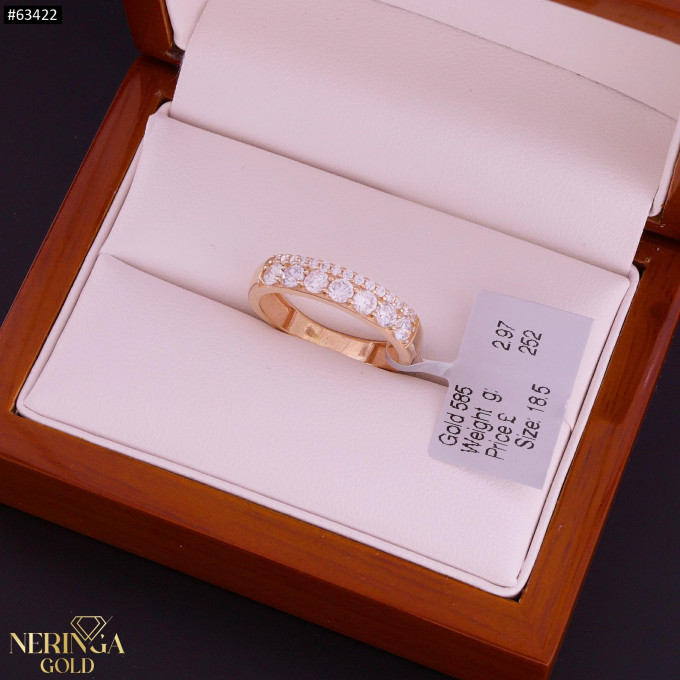 Rose gold women's ring #63422 Rose gold women's ring #63422