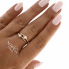 Rose gold women's ring #63784 Rose gold women's ring #63784