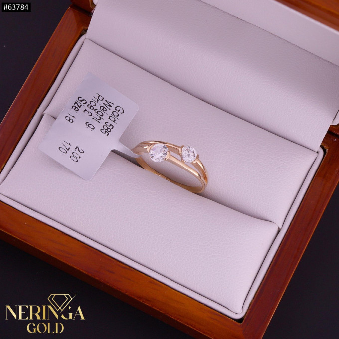 Rose gold women's ring #63784 Rose gold women's ring #63784