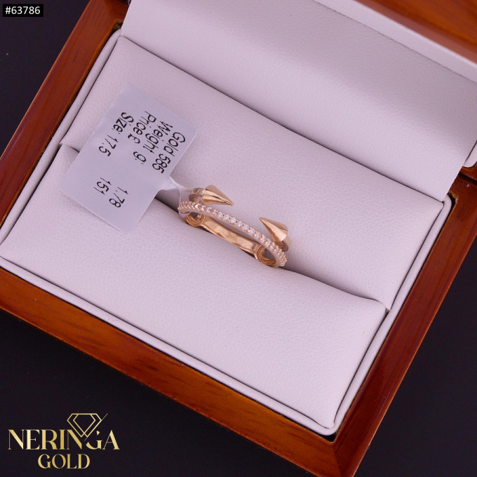 Rose gold women's ring #63786 Rose gold women's ring #63786