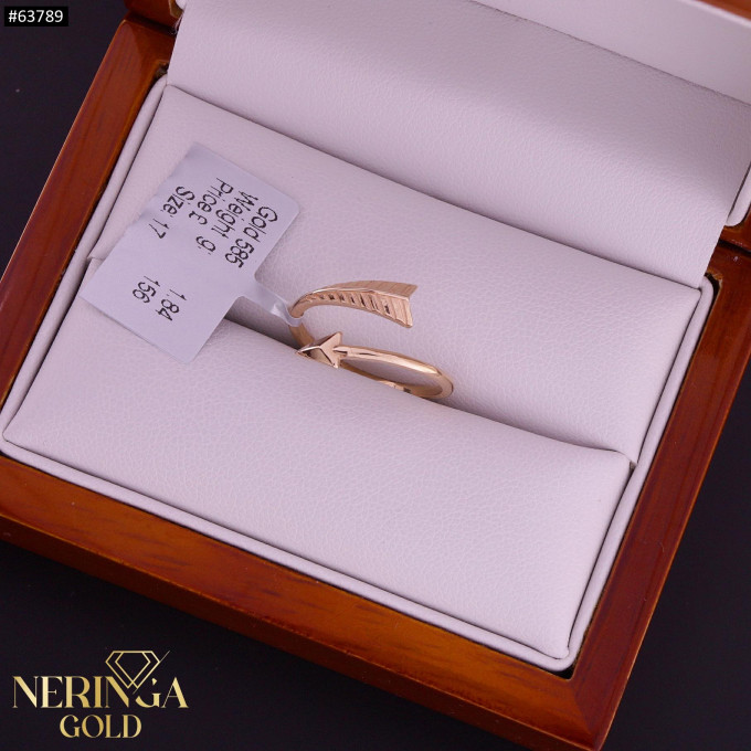 Rose gold women's ring #63789 Rose gold women's ring #63789