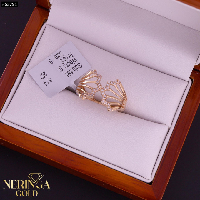 Rose gold women's ring #63791 Rose gold women's ring #63791
