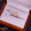 Rose gold women's ring #63802