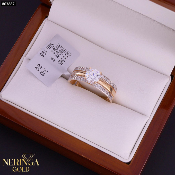 Rose gold women's ring #63887 Rose gold women's ring #63887