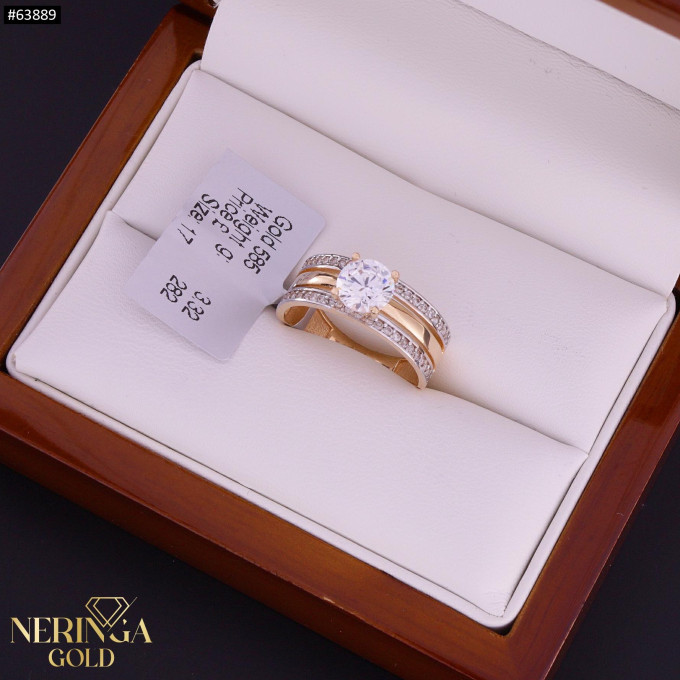 Rose gold women's ring #63889 Rose gold women's ring #63889
