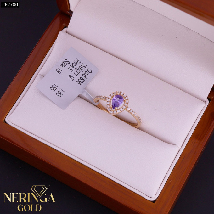 Rose gold women's ring #62700 Rose gold women's ring #62700