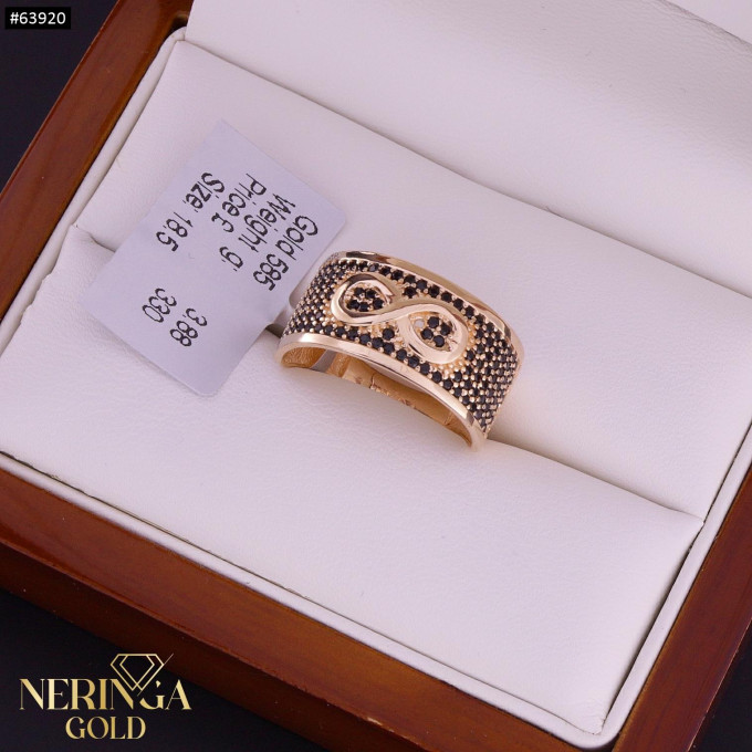 Rose gold women's ring #63920 Rose gold women's ring #63920