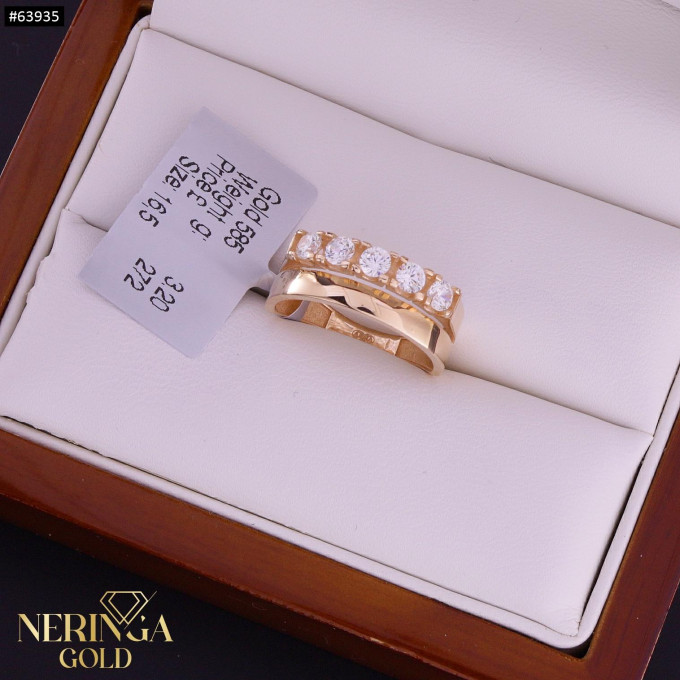 Rose gold women's ring #63935 Rose gold women's ring #63935