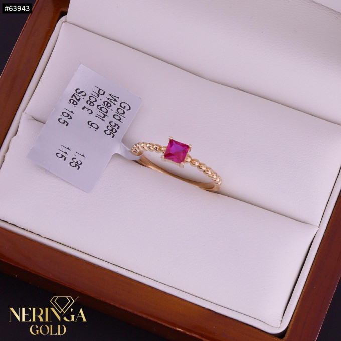 Rose gold women's ring #63943 Rose gold women's ring #63943