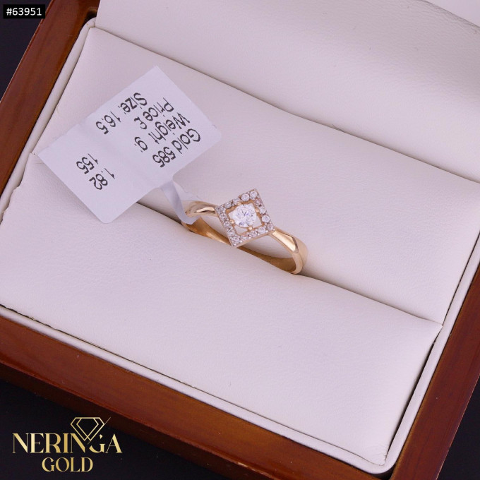 Rose gold women's ring #63951 Rose gold women's ring #63951