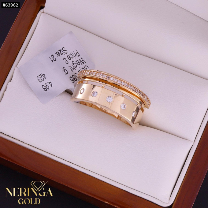 Rose gold women's ring #63962 Rose gold women's ring #63962