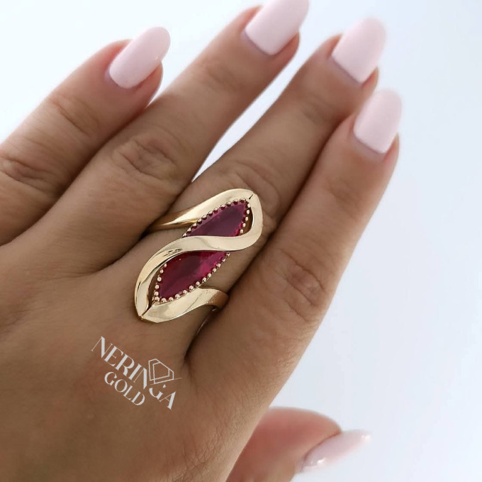 Rose gold women's ring #63958 Rose gold women's ring #63958