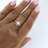Rose gold women's ring #62666 Rose gold women's ring #62666