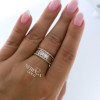 Rose gold women's ring #60843 Rose gold women's ring #60843