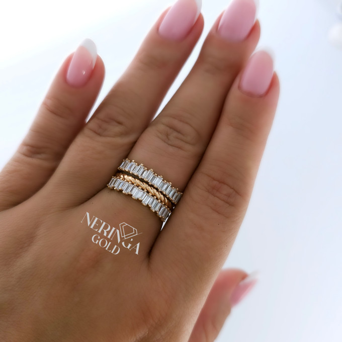 Rose gold women's ring #60848 Rose gold women's ring #60848