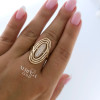 Rose gold women's ring #60849 Rose gold women's ring #60849