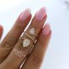 Rose gold women's ring #60893 Rose gold women's ring #60893