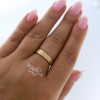 Rose gold women's ring #60845 Rose gold women's ring #60845