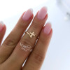 Rose gold women's ring #60881 Rose gold women's ring #60881