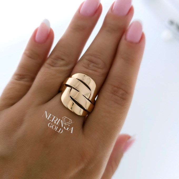 Rose gold women's ring #60896 Rose gold women's ring #60896