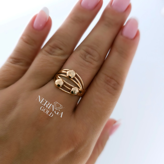 Rose gold women's ring #60901 Rose gold women's ring #60901