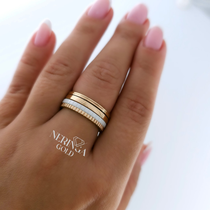 Rose gold women's ring #60949 Rose gold women's ring #60949