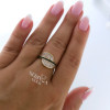 Rose gold women's ring #60821 Rose gold women's ring #60821