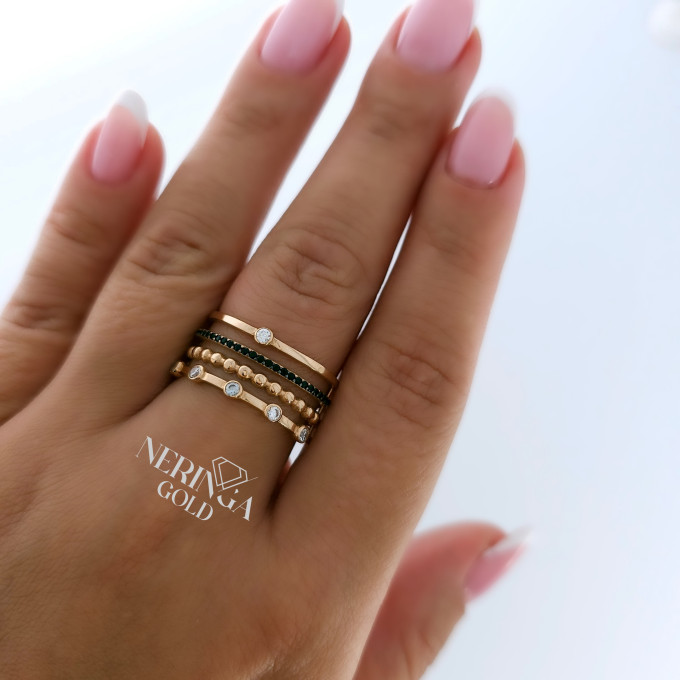 Rose gold women's ring #60932 Rose gold women's ring #60932