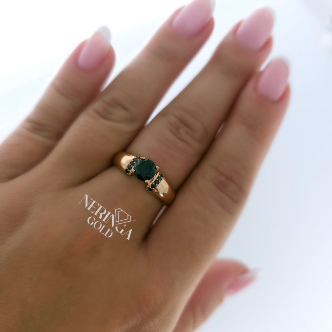 Rose gold women's ring #62627 Rose gold women's ring #62627