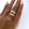 Rose gold women's ring #64111 Rose gold women's ring #64111