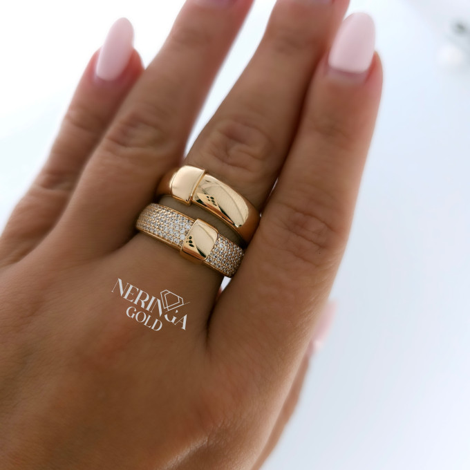 Rose gold women's ring #64111 Rose gold women's ring #64111