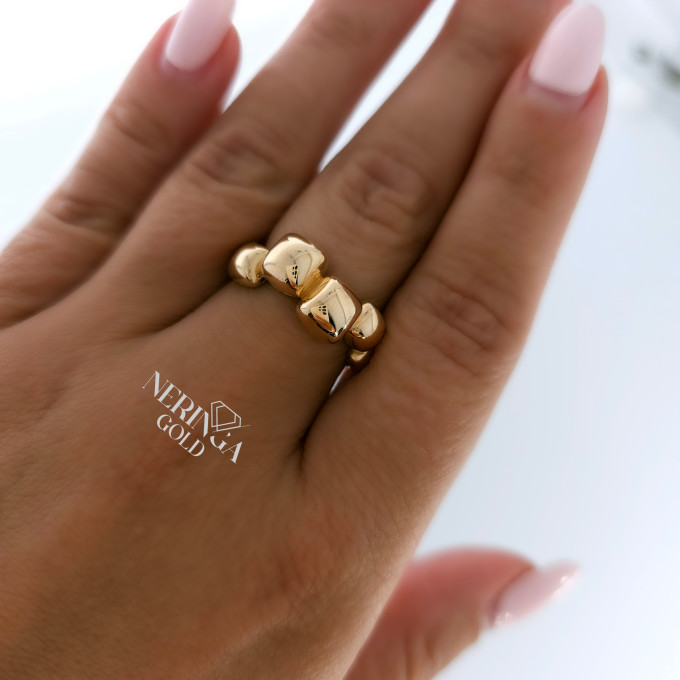 Rose gold women's ring #64107 Rose gold women's ring #64107