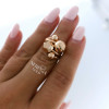 Rose gold women's ring #62488 Rose gold women's ring #62488