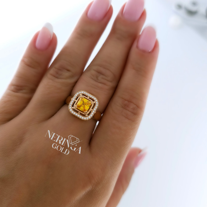 Rose gold women's ring #60902 Rose gold women's ring #60902