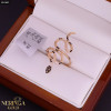 Rose gold women's ring #62681