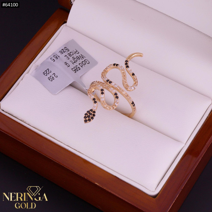 Rose gold women's ring #64100 Rose gold women's ring #64100