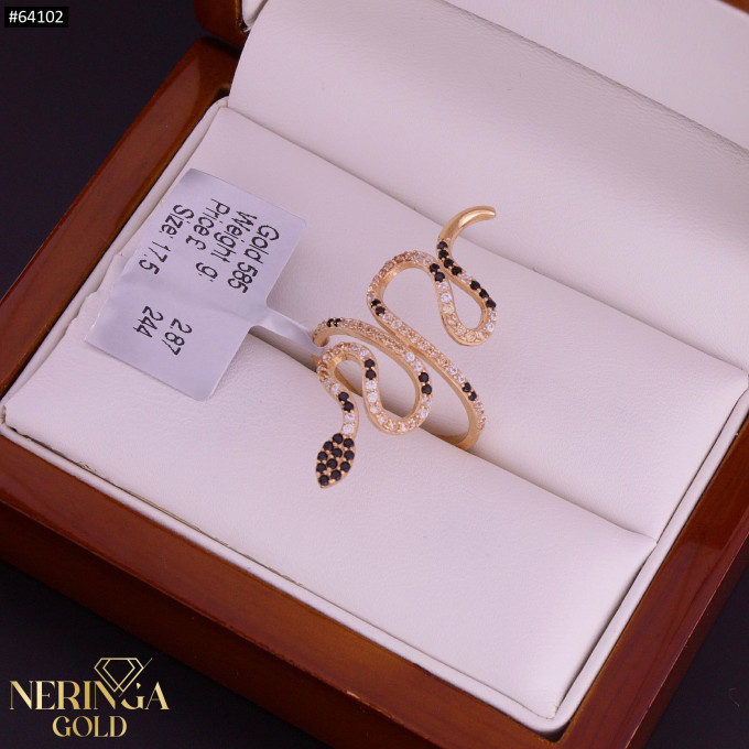 Rose gold women's ring #64102 Rose gold women's ring #64102