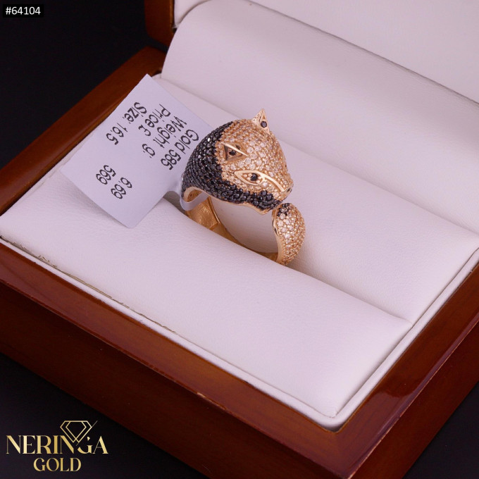 Rose gold women's ring #64104 Rose gold women's ring #64104