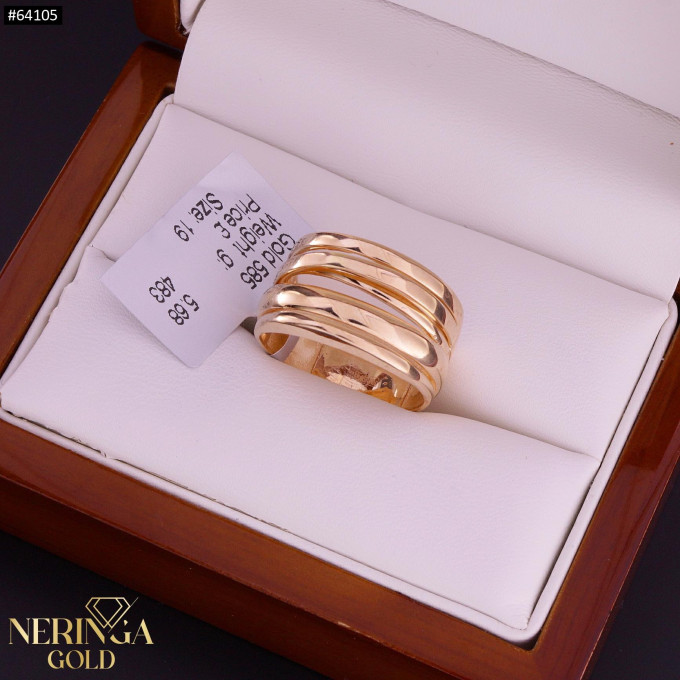 Rose gold women's ring #64105 Rose gold women's ring #64105