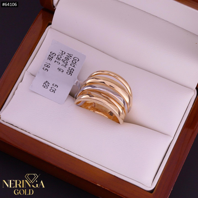 Rose gold women's ring #64106 Rose gold women's ring #64106