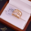 Rose gold women's ring #64112