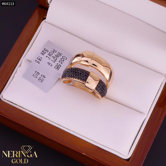 Rose gold women's ring #64113 Rose gold women's ring #64113