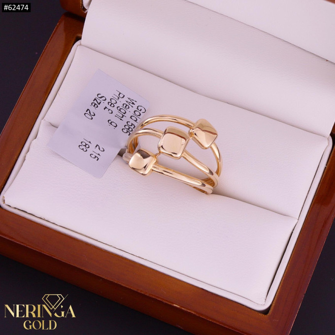 Rose gold women's ring #62474 Rose gold women's ring #62474