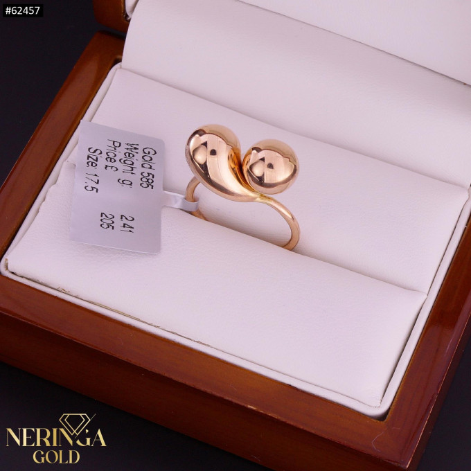 Rose gold women's ring #62457 Rose gold women's ring #62457