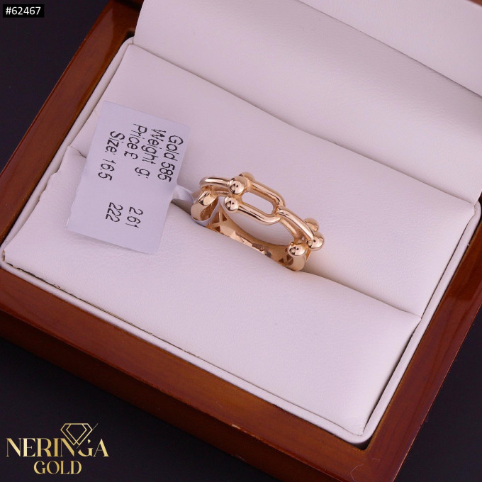 Rose gold women's ring #62467 Rose gold women's ring #62467