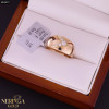 White rose gold women's ring #62472 White rose gold women's ring #62472