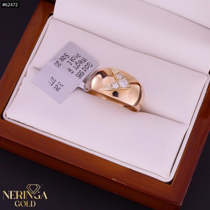 White rose gold women's ring #62472 White rose gold women's ring #62472