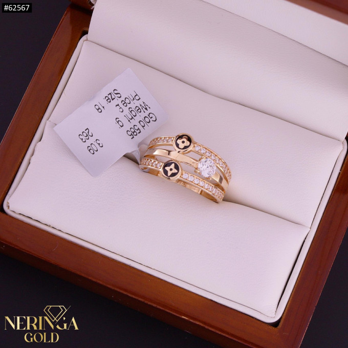 Rose gold women's ring #62567 Rose gold women's ring #62567