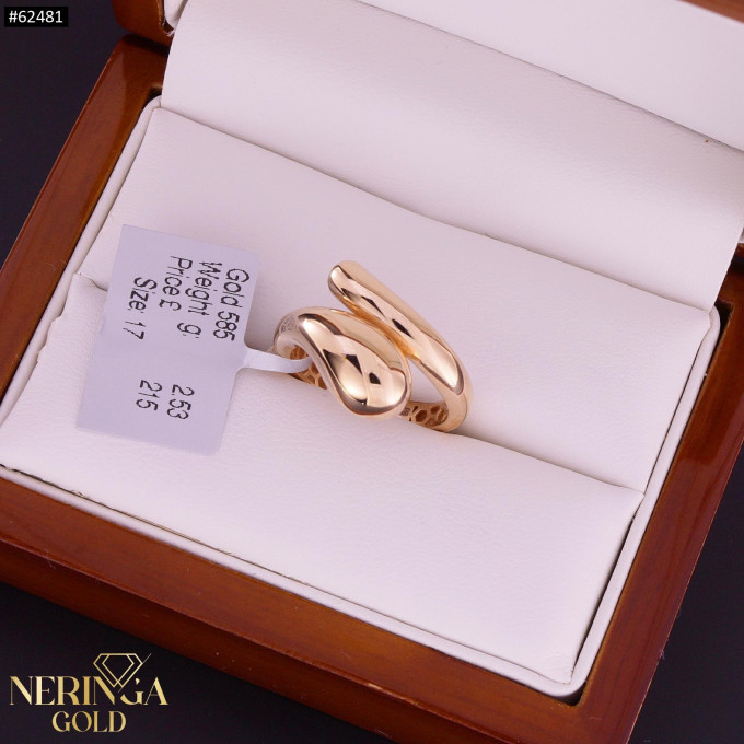 Rose gold women's ring #62481 Rose gold women's ring #62481