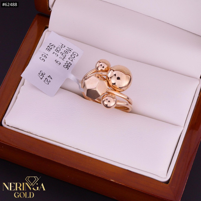 Rose gold women's ring #62488 Rose gold women's ring #62488